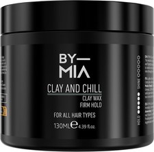 BY MIA Clay and Chill Wax 130ml | Firm Hold | For All Hair Types | Matte Look