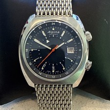 Alpina Startimer Pilot Heritage Blue Mens Wat...