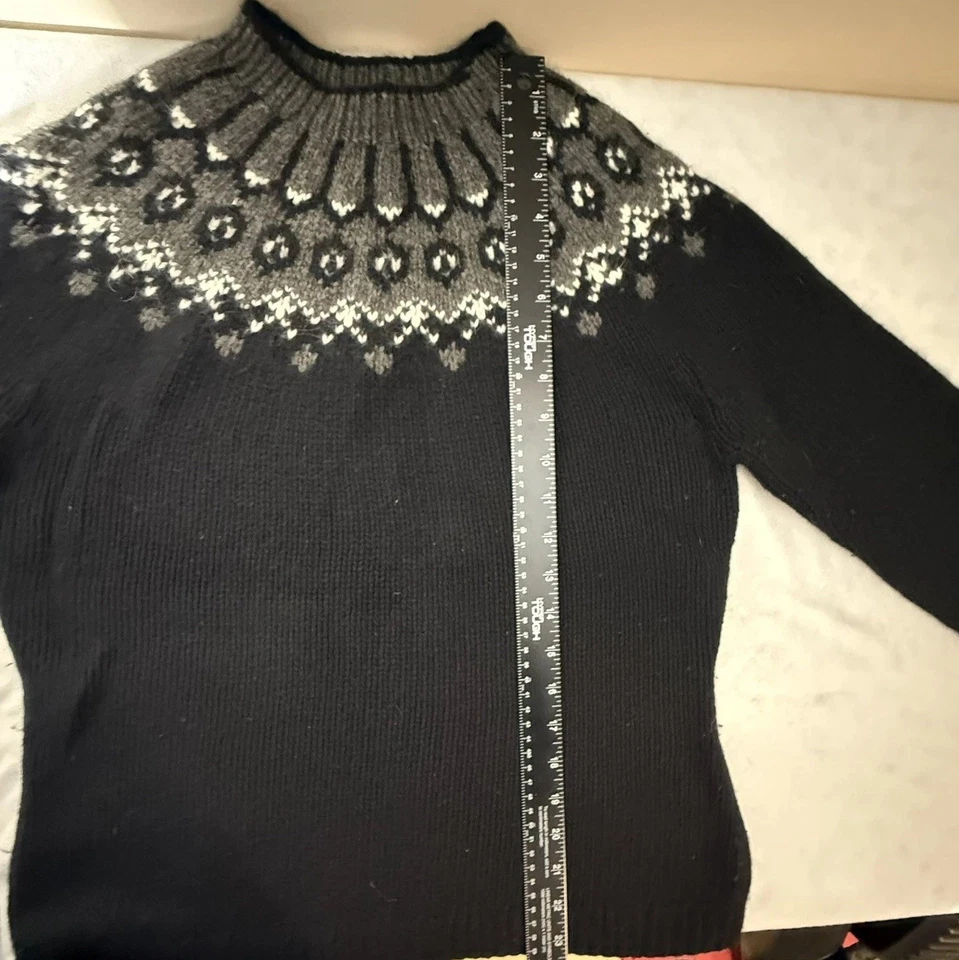 Suéter De Colección Ralph Lauren Para Mujer Islandia Isla Feria Exclusivo Tejido a Mano Pequeño Foto 4 de 4