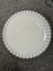 Fenton Silvercrest 13" Pedestal Milk Glass Cake Stand, Vintage
