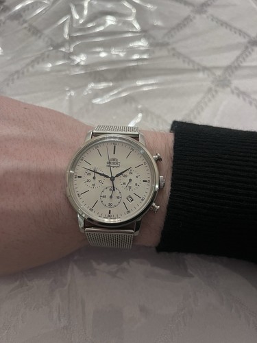 Orient Classic Quartz Chronograph Men's Watch RA-KV0402S