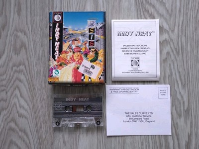 Commodore 64 / 128 C64 Spiel - Indy Heat by Storm 1991 ( Big Box )