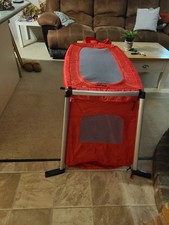 PHIL AND TED TRAVEL COT/PLAYPEN RED
