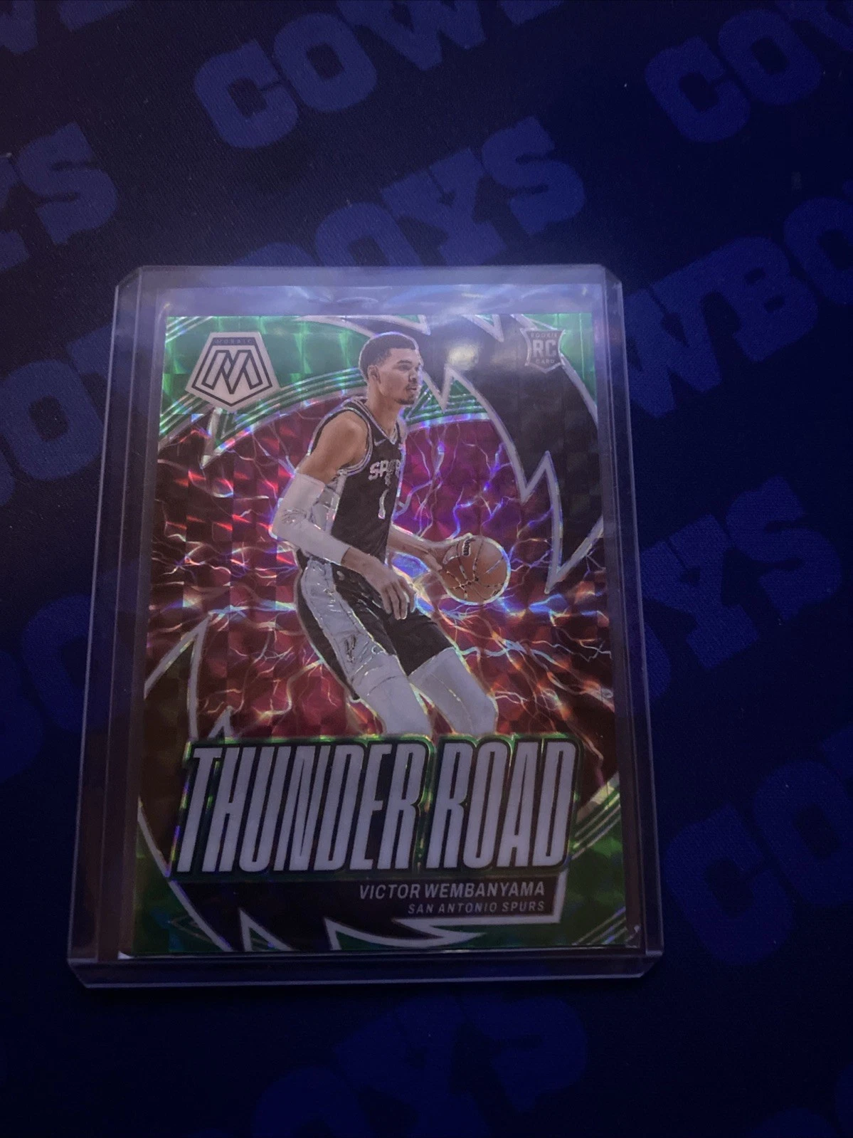 2023-24 Panini Mosaic Jam Masters Victor Wembanyama #3 Green Mosaic Prizm (RC)