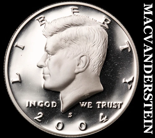 2004-S Silver Kennedy Half Dollar - Choice Gem Proof  Lustrous  #i1867
