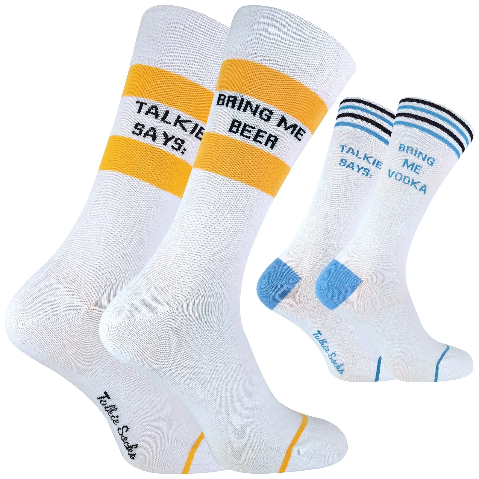Mens Alcohol Novelty Socks by Sock Snob , Cotton Beer / Wine / Gin Gift Socks