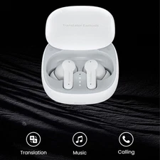 Language Translator Earbuds Noise Reduction Simultaneous Translation Bluetooth