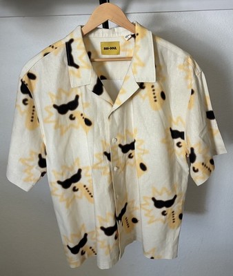 Vintage Rare Triple 5 Soul Short Sleeve Button Up Shirt Men's Size Large