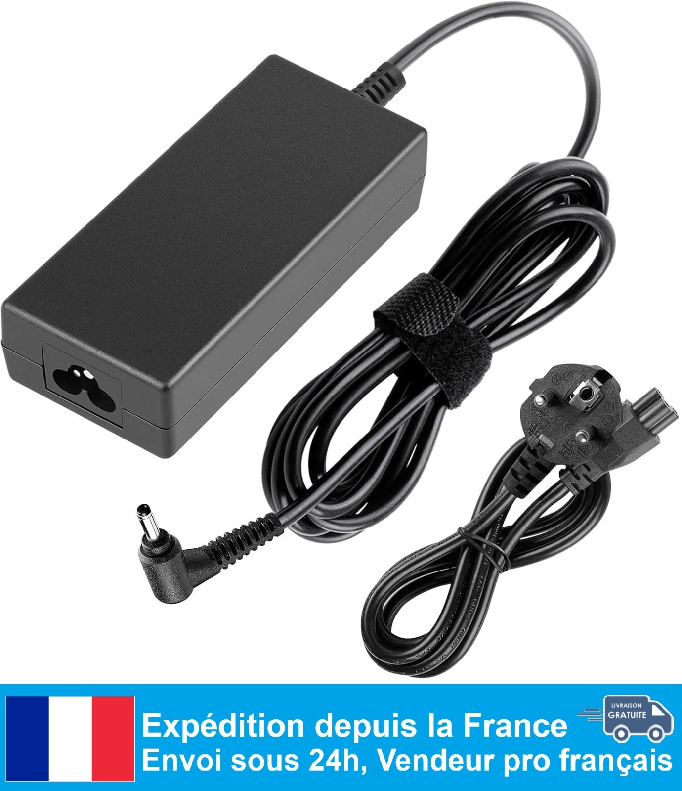 Chargeur 40W 19V pour Samsung Ultrabook 530U 535U et Series 9 embout 3.0x1.1mm