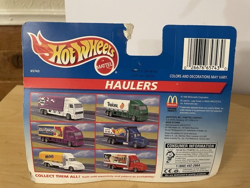 Hot Wheels Haulers 8 Stück 1996 McDonald’s Good & Plenty Jolly Rancher Tropican - Bild 3 von 17