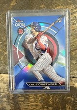 2023 Topps Finest - Christopher Morel #46 Blue Refractor /150 (RC)