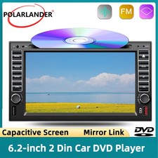 USB/SD/AUX Stereo Remote control Touch Screen Bluetooth 6.2" DVD/CD Player 2 Din