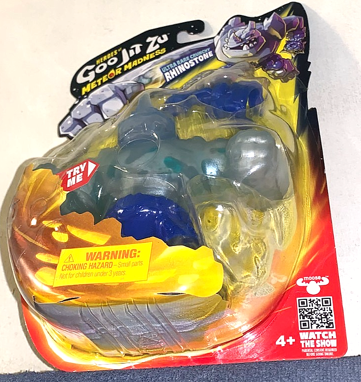 HEROES OF GOO JIT ZU METEOR MADNESS ULTRA RARE CRUNCHY RHINOSTONE