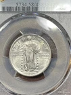 PCGS AU58 1920 STANDING LIBERTY QUARTER BLAST WHITE OUTSTANDING LUSTER