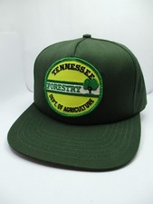Tennessee Forestry Dept. of Agriculture Patch Cap / Hat VTG Snapback Made in USA