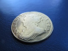 1714 22ct  gold Queen Anne guinea 7.84g.