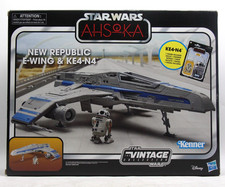 Star Wars Ahsoka New Republic E-Wing & KE4-N4 Vintage Collection