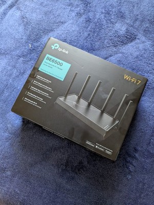 TP-Link BE6500 Dual Band Wi-Fi 7 Router Archer BE400 2.5Gbps WAN New/Open Box