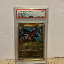 Pokemon Garchomp Plasma Freeze Holo Secret Rare 120/116 PSA 1 POP 9 on eBay
