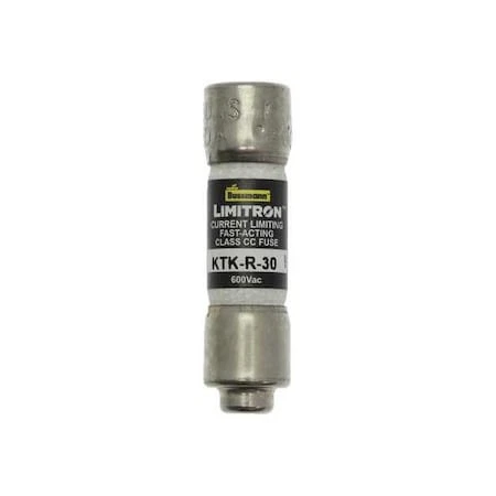 Eaton Bussmann Ktk-R-30 Ul Class Fuse, Cc Class, Ktk-R Series, Fast-Acting,