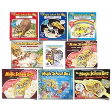 Magic School Bus book lot of 9 paperback vintage Scholastic Joanna Cole science