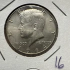 NICE! 1964 90% KENNEDY HALF DOLLAR COIN, Actual Coin