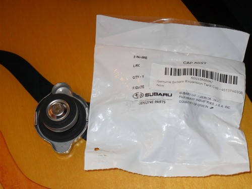 SUBARU OEM Impreza Forester Legacy Outback Radiator & Tank CAPS JDM New/Opened - Picture 2 of 3