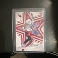Panini Rookies & Stars 2025 Will Johnson #198 Arizona Cardinals Rookie NFL Card. rookie card picture
