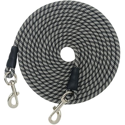 15FT 20FT 26FT 40FT 60FT 75FT Long Dog Tether, Tie Out Rope Dog Lead for Yard.