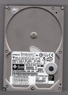 HITACHI DESKSTAR E7K500 HDS725050KLA360 500GB 7200U/min 16MB SATA II 3.5'' Zoll