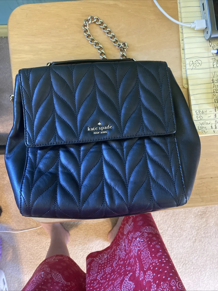 kate spade quilted mini backpack New York Briar Lane Crushed Velvet Convertible Interior slip pocket kate spade new york Mini