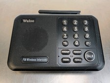 Wuloo Wireless Home Intercoms System ONE PACK Black Model: W888-P3 no cord