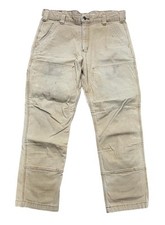 Carhartt Double Knee RN 14806 34x29 Men's Work Pants Original Dungaree