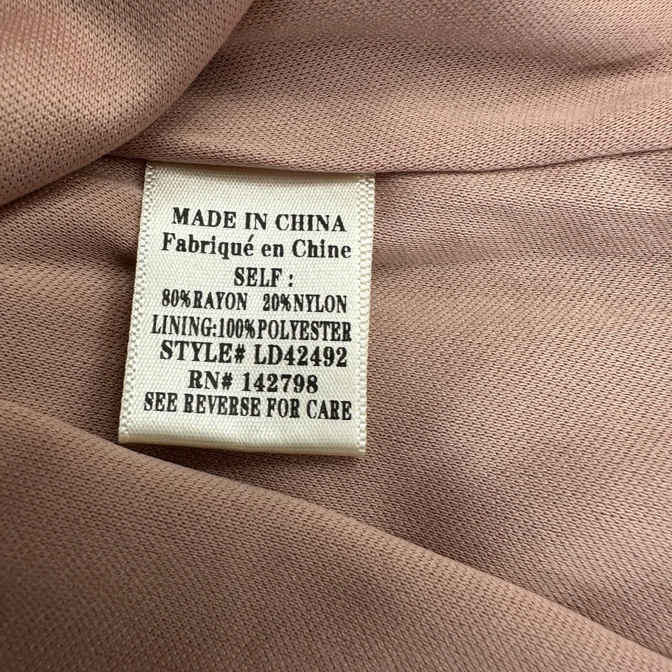 LoveRiche Womens Size M Burnout Velvet Floral Boho Artsy Sleeveless Dress - Image 4 of 4