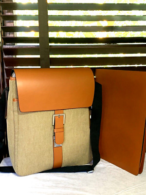 Bey Berk Messenger Bag Saddle Leather.  Excellent condition.  Never used.