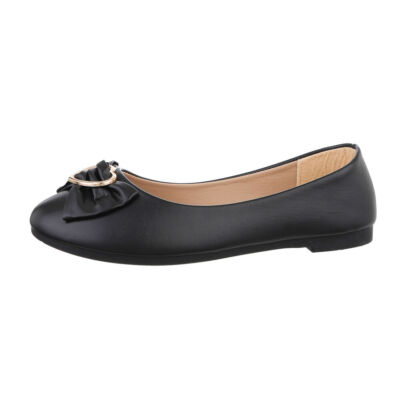 Klassische Ballerinas Damenschuhe 8938 Ital-design In Schwarz