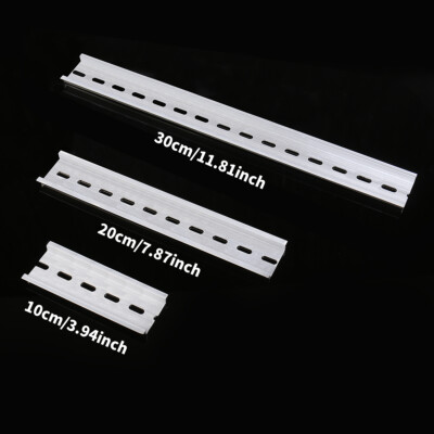 GEYA 35mm Width Din Rail 10cm 15cm 20cm 30cm Aluminum Alloy Slotted Rail Length