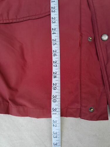 Burberry Jacket Mens M Red Nova check Embroidered Neck Logo Made in Spain Flaw - Picture 12 of 20
