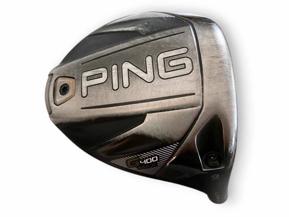 【美品・名器】PING G400 MAX 9° PING G400 MAX 9.0 9 Degree Driver Head Only Right Handed