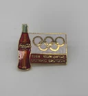 Coca Cola 1988 Worldwide Olympics Sponsor Lapel Pin Vintage