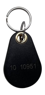 50 - 26 Bit Proximity Key Fobs Weigand AuthorizID Prox Keyfobs Tokens Tear Drop