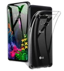 2PCS Transparent Silicone TPU Back Covers for LG G8 X ThinQ Soft Phone Cases