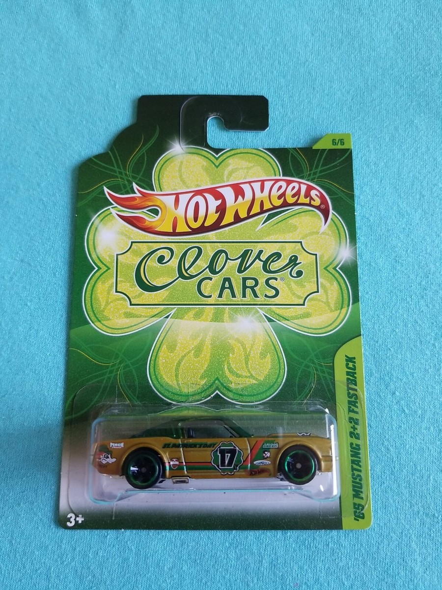 2012 Hot Wheels Clover Cars 65 MUSTANG 2+2 FASTBACK Gold Green