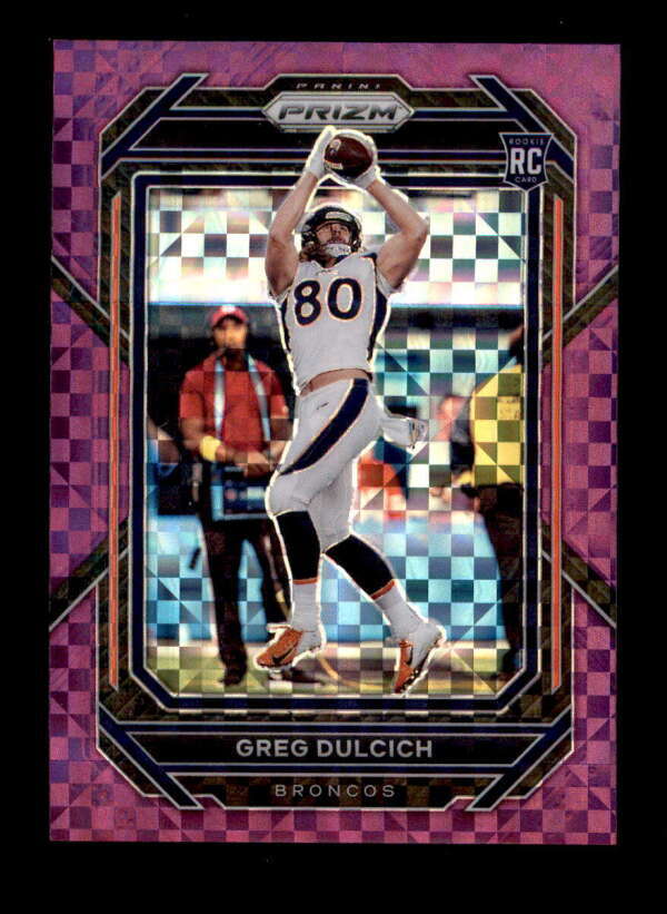 GREG DULCICH 2022 PANINI PRIZM #360 PURPLE POWER PRIZMS ROOKIE RC #26/49 BD6814