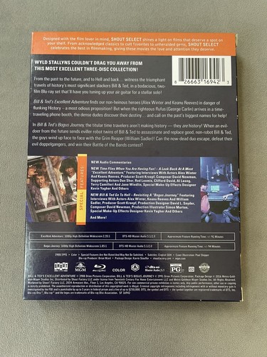 Bill & Teds Most Excellent Collection (3-Disc Blu-ray) *W/ SLIPCOVER & EXTRAS* - Picture 4 of 6