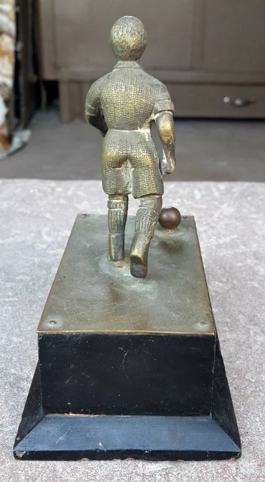 1965 Vintage Brass Certa Bonum Certament Football Shield Old Collectible M243 - Bild 3 von 4