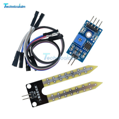 5pcs Soil Hygrometer Humidity Detection Module Soil Moisture Water Sensor Kits