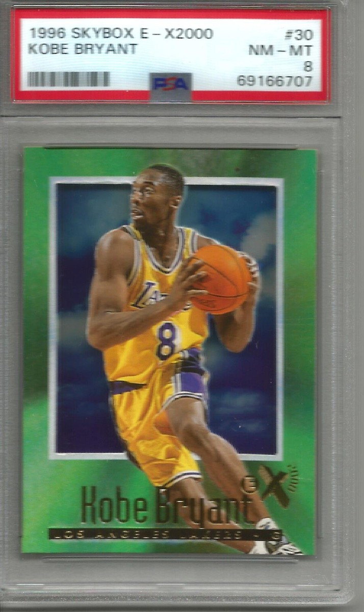 KOBE BRYANT 1996-97 EX RC PSA 8 コービー高騰中！ Kobe Bryant 1996/97 Skybox E-X2000 Rookie #30 PSA 8 | eBay