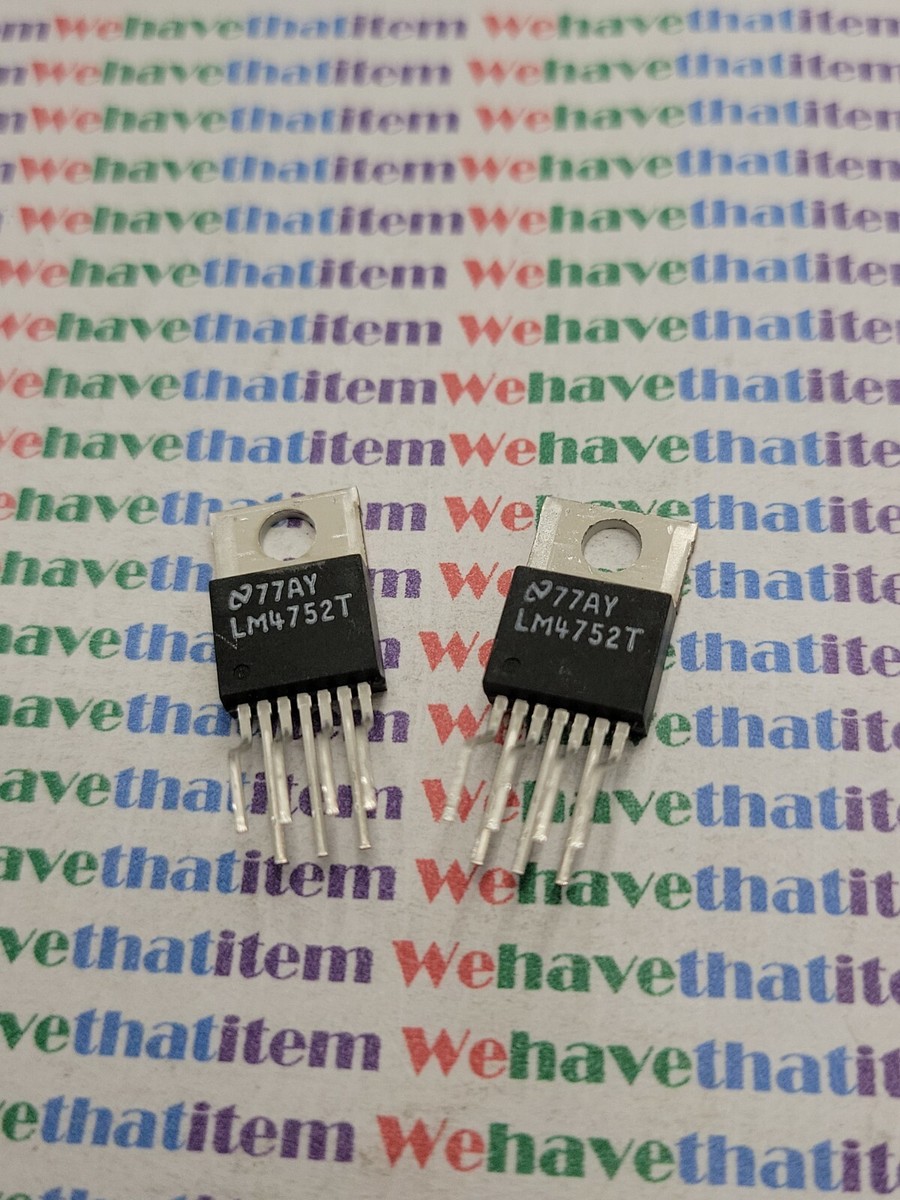 LM4752T / IC / 2 PIECES (QZTY) | eBay 