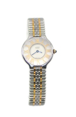 Cartier Must 21 Two Tone Stainless Steel Watch 125000 | eBay
